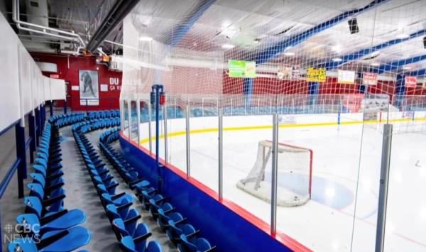 The boy was hit with the puck “while participating in a regular exercise."