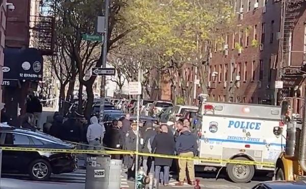 NYPD police involved shooting
Person With Gun Barricaded Lower East Side, Manhattan 201 Eldridge St